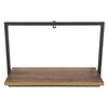 Candlelight Home Wall Shelf FSC MDF 50X35cm Wall Mounted Shelf - Yellow Oak 1PK