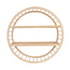 Candlelight Home Wall Shelf Rattan Shelf Unit 1PK