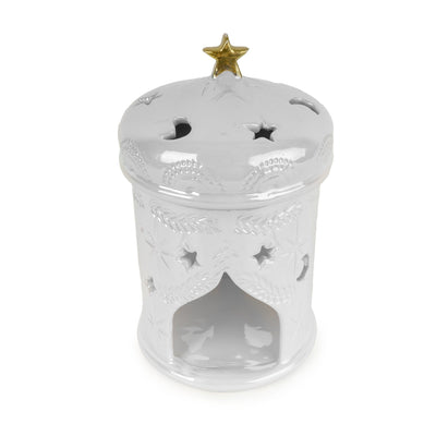 Candlelight Home Wax Burners Indian Temple Wax Melt Burner - White 4PK