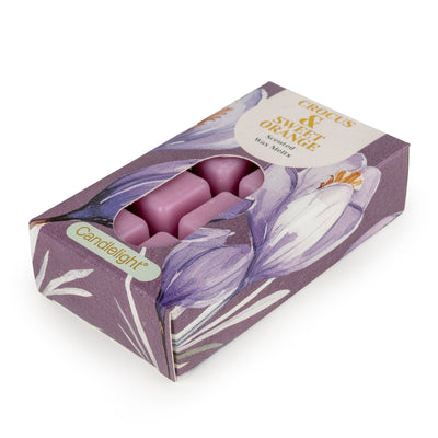 Candlelight Home Wax Melts 8 Pack Wax Melts - Crocus & Sweet Orange 12pk