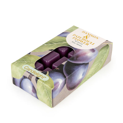 Candlelight Home Wax Melts 8 Pack Wax Melts - Damson & Patchouli Flower 12pk