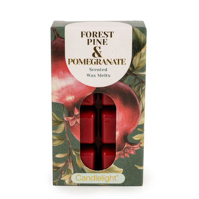 Candlelight Home Wax Melts 8 Pack Wax Melts - Forest Pine & Pomegranate 12pk