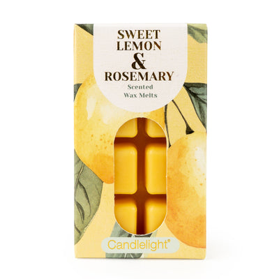 Candlelight Home Wax Melts 8 Pack Wax Melts - Sweet Lemon & Rosemary 12pk