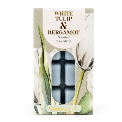 Candlelight Home Wax Melts 8 Pack Wax Melts - White Tulip & Bergamot 12pk