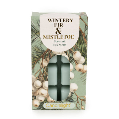 Candlelight Home Wax Melts 8 Pack Wax Melts - Winter Fir & Mistletoe 12pk