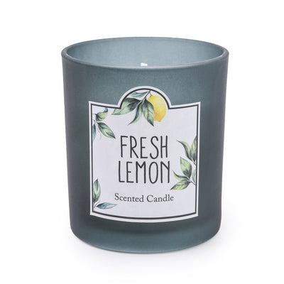 Candlelight Home Wax Pot Candles Wax Filled Pot Fresh Lemon in Sicilian Basil & Wild Lemon Scent 9cm 6PK
