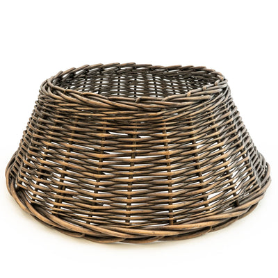Candlelight Home Wicker Tree Skirt - Dark Brown 60cm 6PK