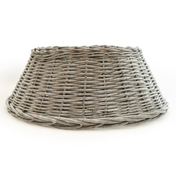 Grey wicker shop tree skirt