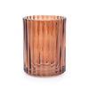 Candlelight Home 10CM GLASS TUMBLER AMBER