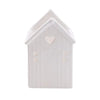 Candlelight Home 11.4CM TEALIGHT HOLDER BEACH HUT WITH OPEN ROOF