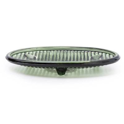 Candlelight Home 15.3CM GLASS SOAP DISH GREEN