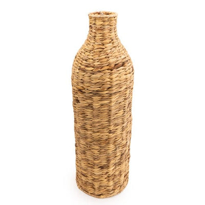 Candlelight Home 60CM LARGE WOVEN VASE, WATERWEEDS AND METAL WIRE - PLAIN