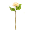 Candlelight Home Artificial Flowers Single Stem Faux Chrysanthemum Two Tone Light Peach 42cm 10PK
