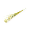 Candlelight Home Artificial Flowers Single Stem Faux Grass with 3 White Billy Button Heads 68cm 10PK