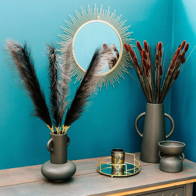 Candlelight Home Artificial Plants Black Single Pampas Grass 78cm 48PK