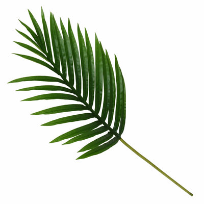 Candlelight Home Artificial Plants & Flowers Faux Palm Leaf Green 65cm