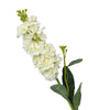 Candlelight Home Artificial Plants & Flowers Single Delphinium Cream Faux Stem 66cm