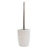 Candlelight Home Bathroom Accessories Bathroom Toilet Brush Holder Embossed Heart White 4PK