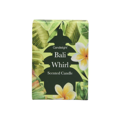 Candlelight Home Boxed Candles Bali Whirl Wax Filled Pot Candle in Gift Box Sea Salt Scent 220g 6PK