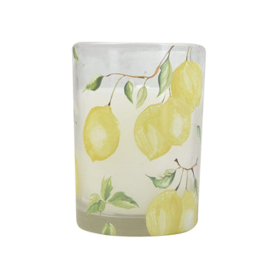 Candlelight Home Boxed Candles Sicilian Orchard Wax Filled Pot Candle in Gift Box Basil and Wild Lemon Scent 220g 6PK