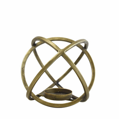 Candlelight Home Candle Holder 11.5CM SINGLE RINGED TEALIGHT HOLDER BRASS 4PK