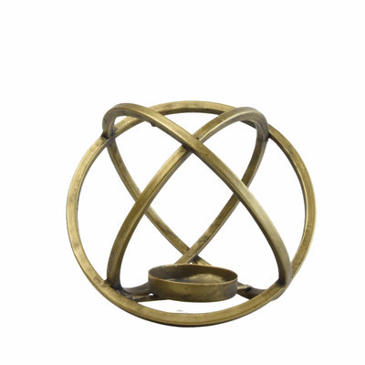 Candlelight Home Candle Holder 11.5CM SINGLE RINGED TEALIGHT HOLDER BRASS 4PK