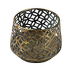 Candlelight Home Candle Holders Antiqued Blackened Brass Tealight Holder Small 6PK
