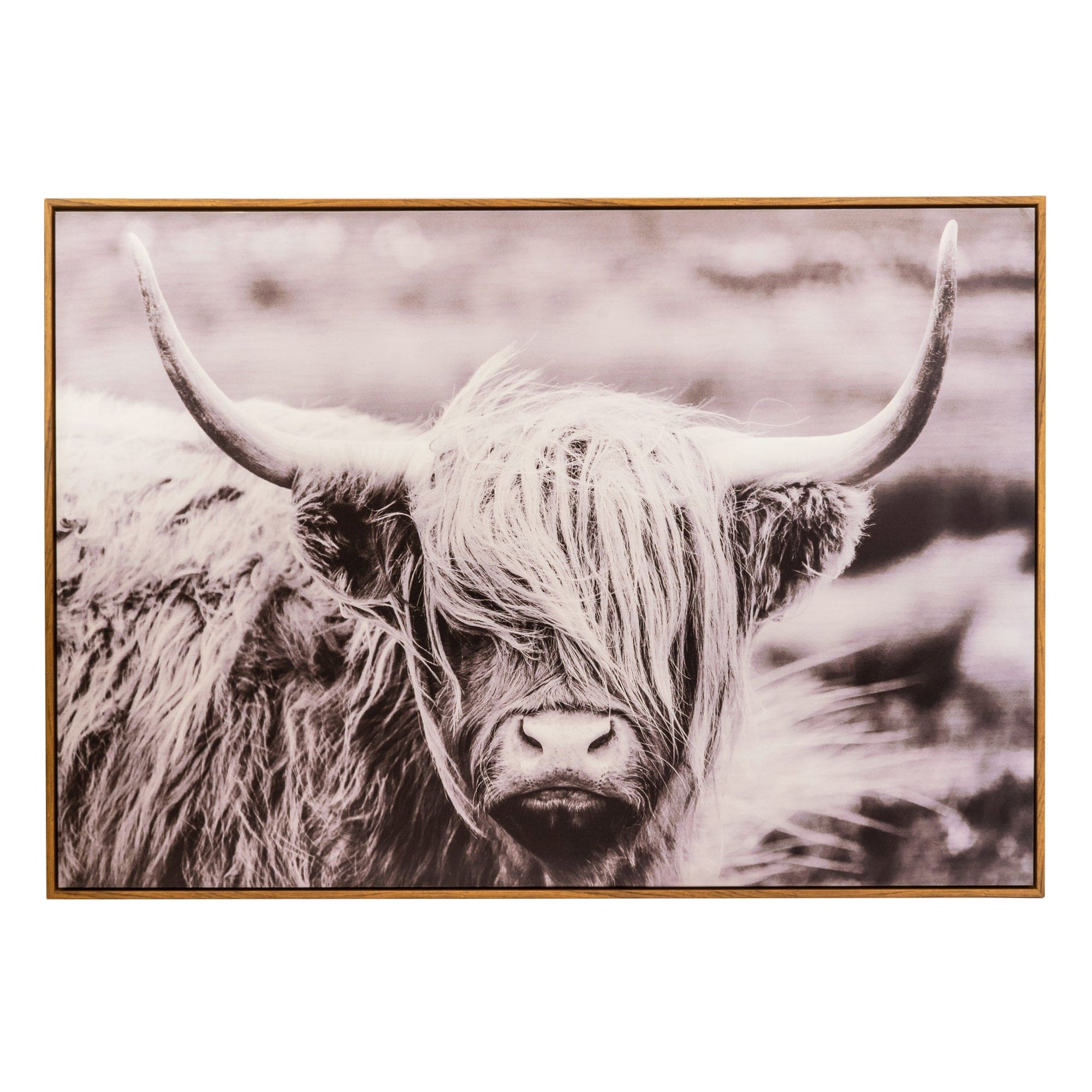 Cow shop canvas print