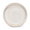 Candlelight Home Coupe Dinner Plate Deco Glam Black/Gold