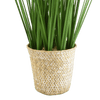 Candlelight Home Faux Tall Grass in Rattan Basket 53cm 4PK
