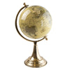 Candlelight Home Globes Large Globe on Metal Stand Cream and Gold 37cm 1PK
