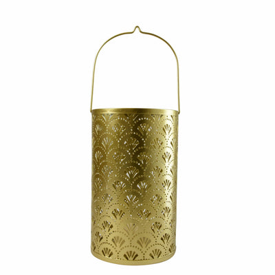 Candlelight Home Large Gold Metal Cut Out Candle Holder 1PK
