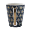 Candlelight Home Mug Conical Mug Oriental Heron Design with Gold Handle 6PK