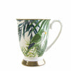 Candlelight Home Mugs Set of 2 Gold Fancy Footed Emerald Eden Mugs (MO) 1PK