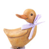 Candlelight Home Ornaments Duck in lilac wellies with bow ribbon 11cm 12PK