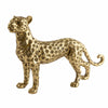 Candlelight Home Ornaments Gold Standing Resin Leopard 21cm Tall 3PK