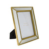 Candlelight Home Photo & Picture Frames 5x7" Gold Ornate Photo Frame with Mirrored Panels (MO) 1PK