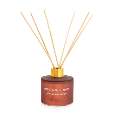 Candlelight Home Reed Diffusers 150ml Amber & Bergamont Reed Diffuser - Amber Shea Scent 6PK
