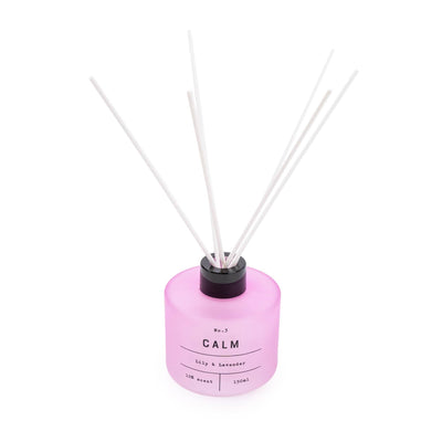 Candlelight Home Reed Diffusers 150ml 'Calm' Reed Diffuser Lily & Lavender Scent 6PK
