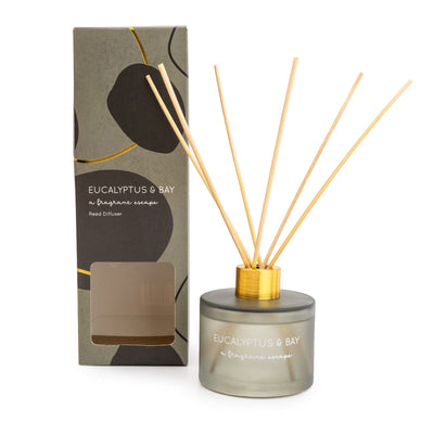Candlelight Home Reed Diffusers 150ml Eucalyptus & Bay Reed Diffuser - Kitchen Garden Scent 1PK (MO)