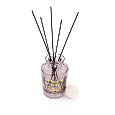 Candlelight Home Reed Diffusers 200ML REED DIFFUSER 'MIDNIGHT ORIENT' BLACK - 10% AMBER LILY SCENT (EAK4248500)