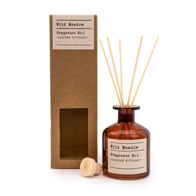 Candlelight Home Reed Diffusers 250ml Reed Diffuser 'Wild Meadow' - Amber Lily Scent (MO) 1PK