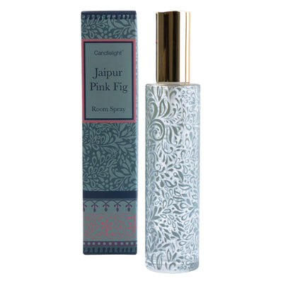 Candlelight Home Room Sprays Jaipur Pink Fig Room Spray in Gift Box Boxed Pear and Fig Scent 100ml 6PK