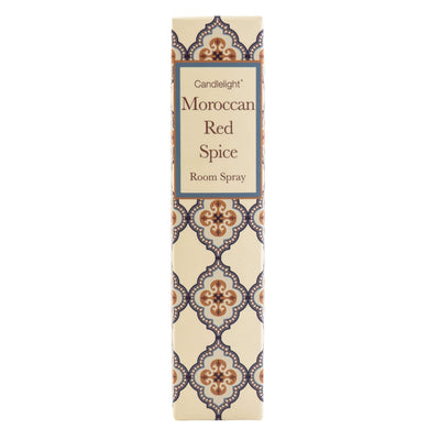 Candlelight Home Room Sprays Moroccan Red Spice Room Spray in Gift Box Red Cinnamon Scent 100ml 6PK