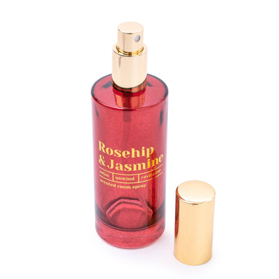 Candlelight Home Room Sprays Rosehip & Jasmine Red Room Spray Honeysuckle Scent 100ml 6PK