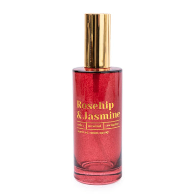 Candlelight Home Room Sprays Rosehip & Jasmine Red Room Spray Honeysuckle Scent 100ml 6PK