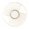 Candlelight Home Round Metal Criss Cross Frame Mirror 76cm 1PK