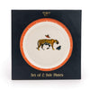 Candlelight Home Side Plates Set of 2 Tiger Peach Side Plates In Full Colour Gift Box 3PK