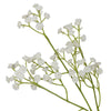 Candlelight Home Single Stem Faux Gypsophila Green with White Flowers 62cm Tall
