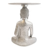 Candlelight Home Tables Buddha Table Antique Silver 52.5cm 1PK